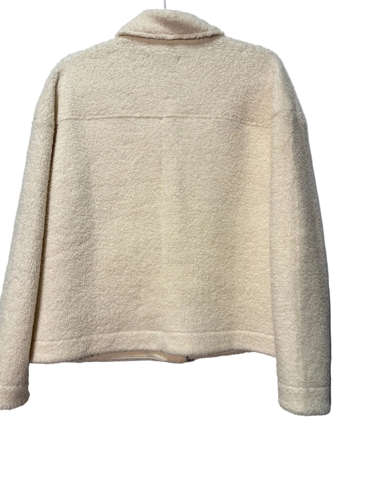 Size L Banana Republic Cream Sherpa Ladies Top