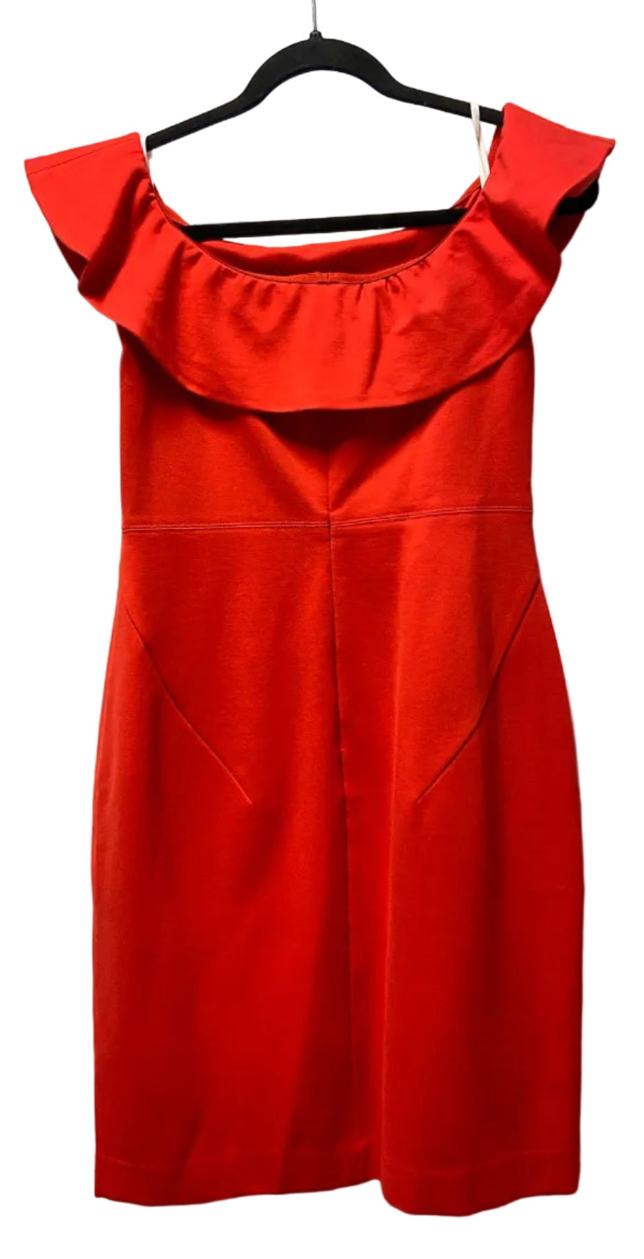 Size 10 Babaton Red Ruffled Women's Dress