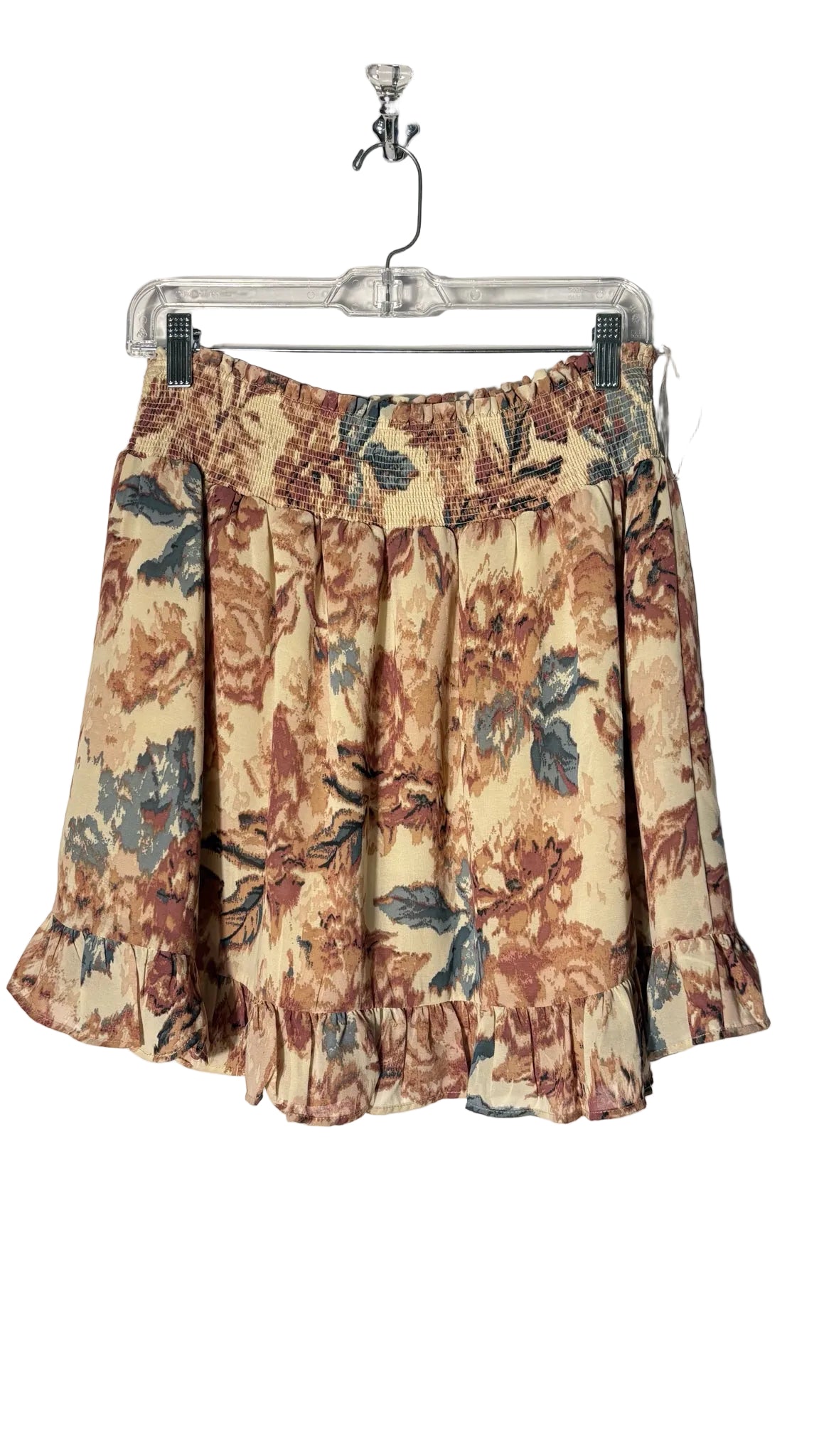 Size M Tan Pink Print Ladies Skirt