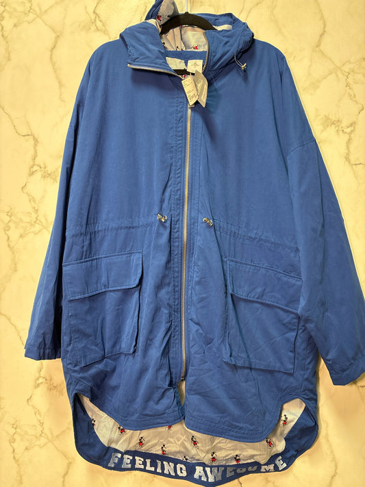 Size 2XL Disney Blue Mickey Ladies Coat