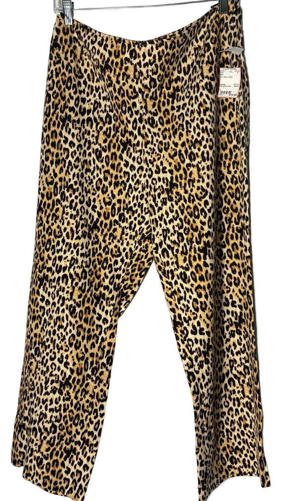 Size L Zara Tan Black Ladies Pants