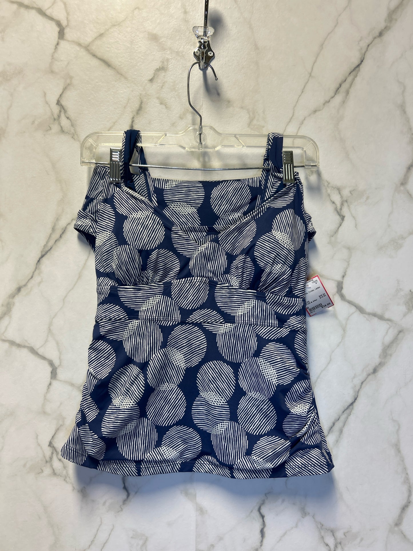 Size M Knix Blue White Circles Ladies Swimsuit