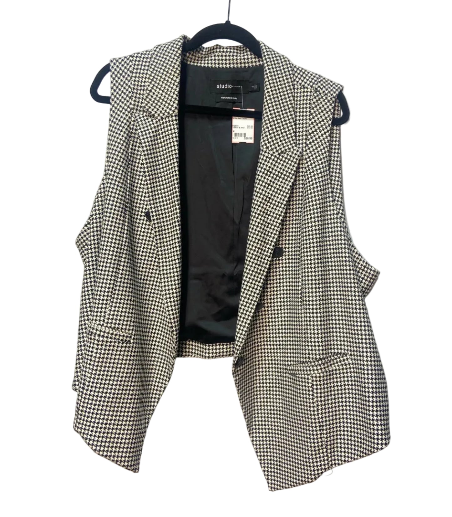 Size 4 Torrid White Black Ladies Vest
