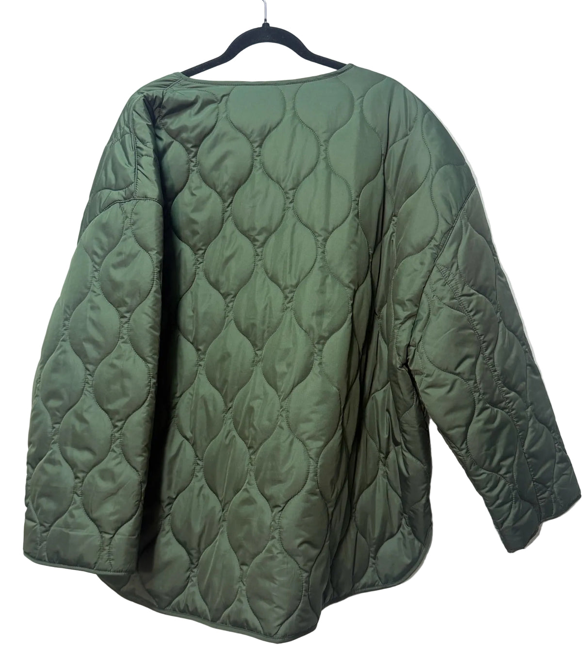 Size L Zara Green Stich Trim Ladies Jacket