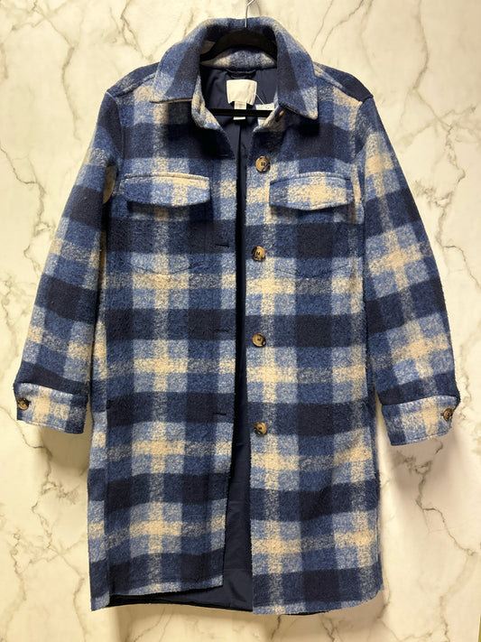 Size S H&M Blue Plaid Ladies Jacket