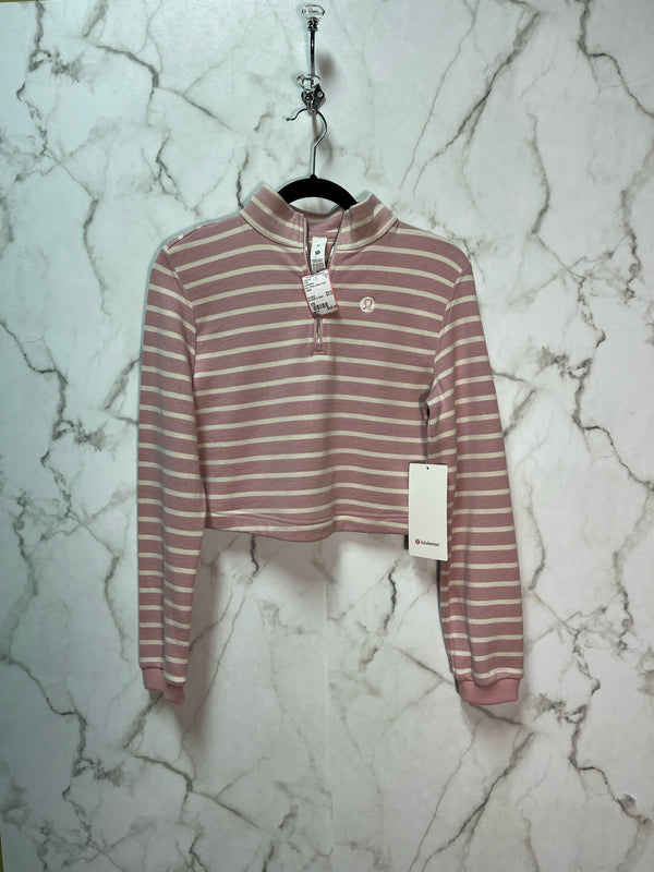 Size XS Lululemon Pink White Brand New Ladies Top