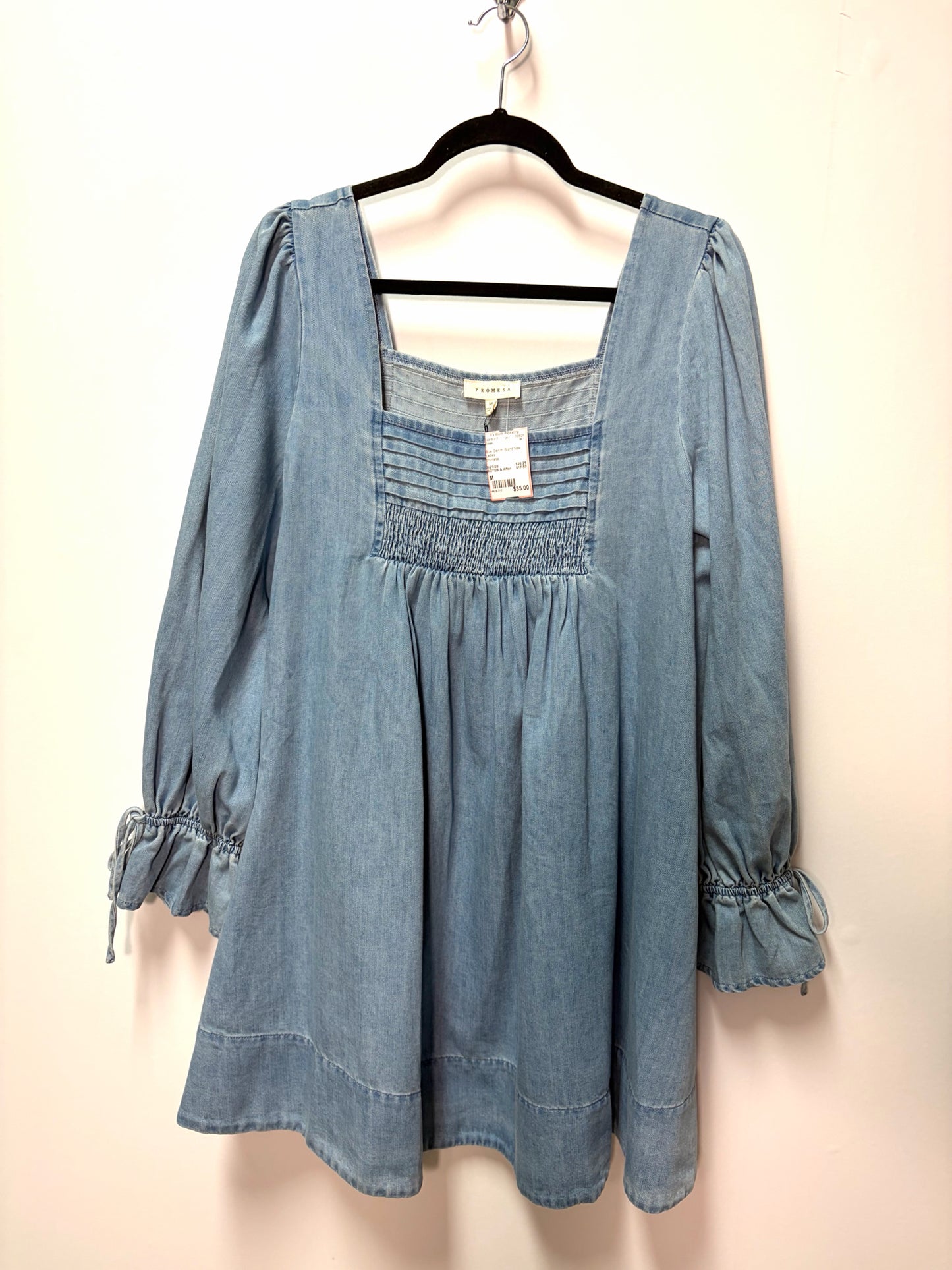 Size M Blue Denim Brand New Ladies Dress