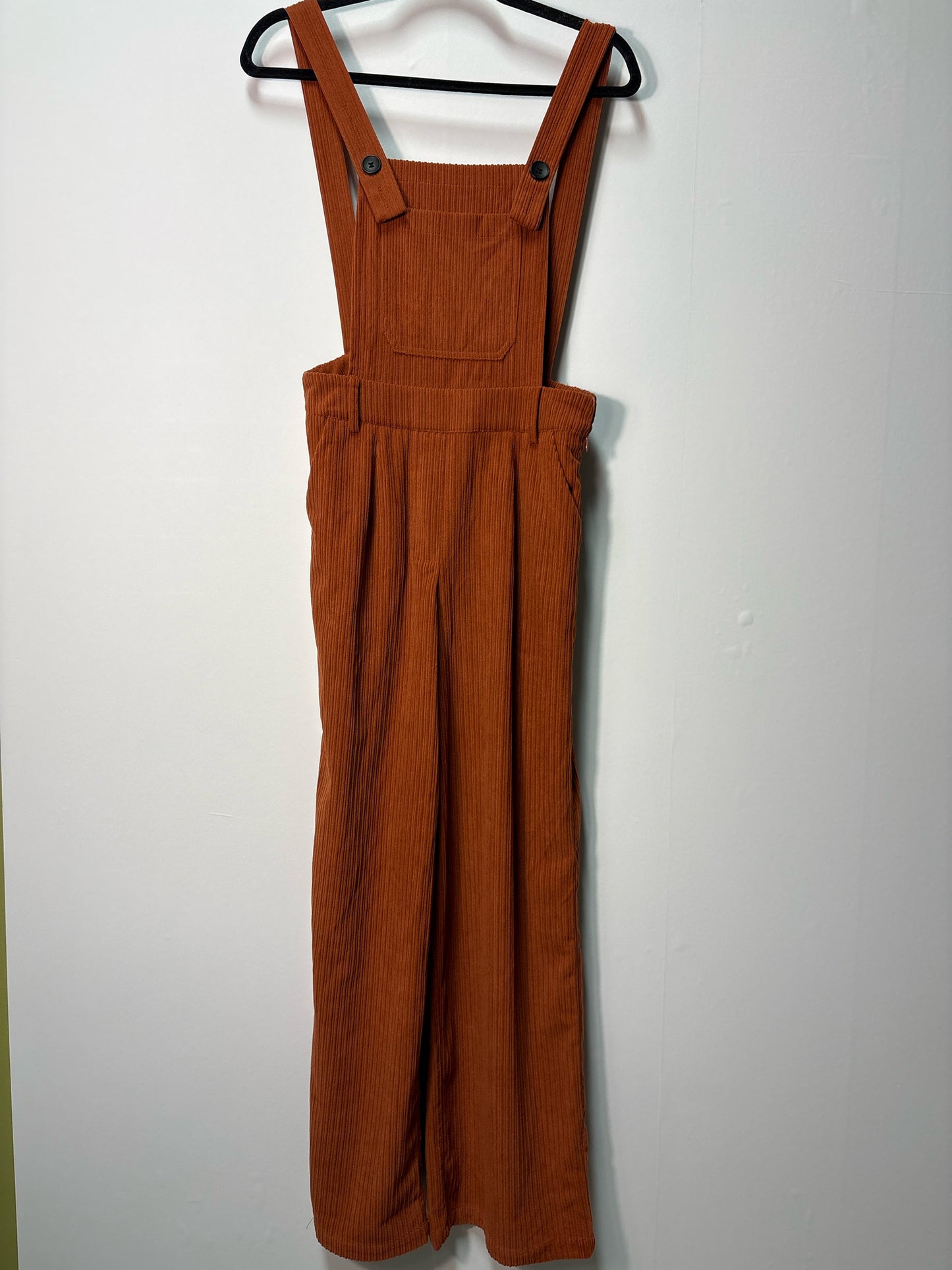 Size XS Rust Cord Ladies Overall