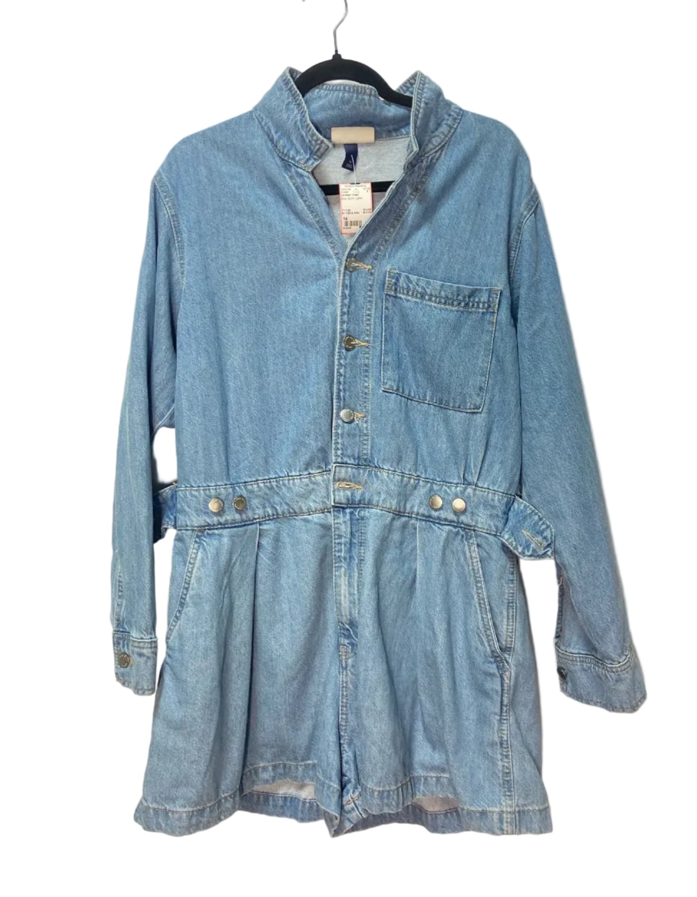 Size 14 Universal Thread Blue Denim Ladies Romper