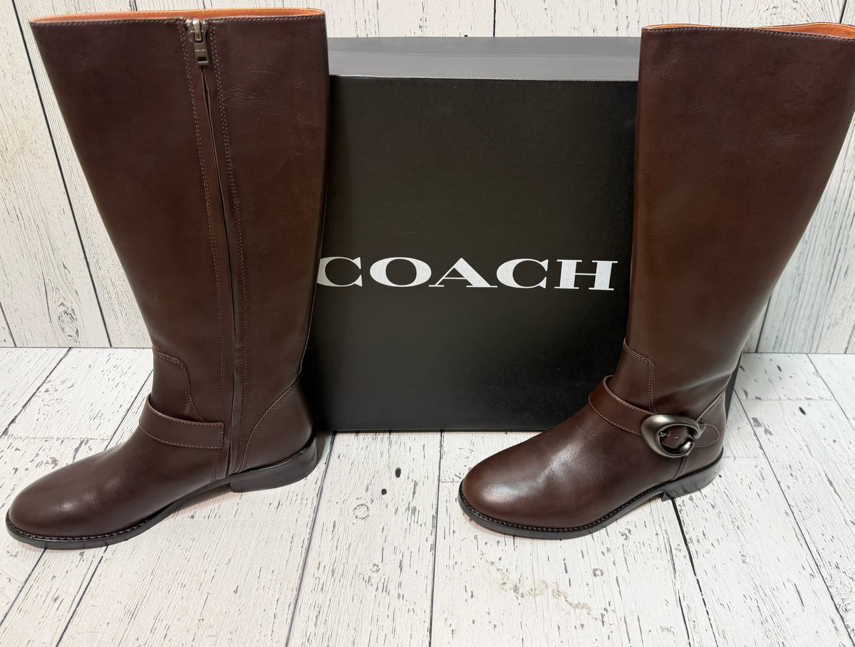Coach! Brown Leather Ladies Footwear/Ladies