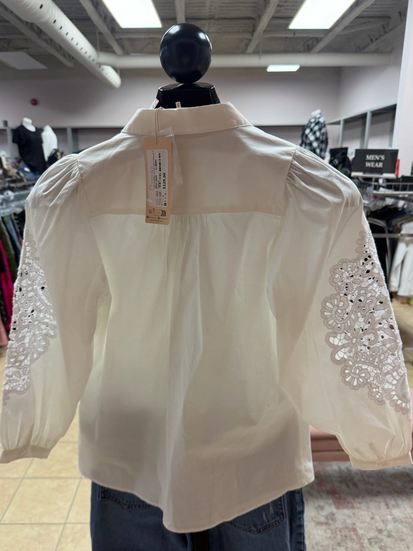 Size S White Brand New Ladies Top