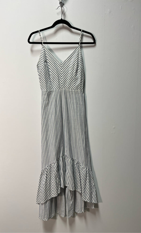 Size S White Stripe Ladies Blue Lori M Dress