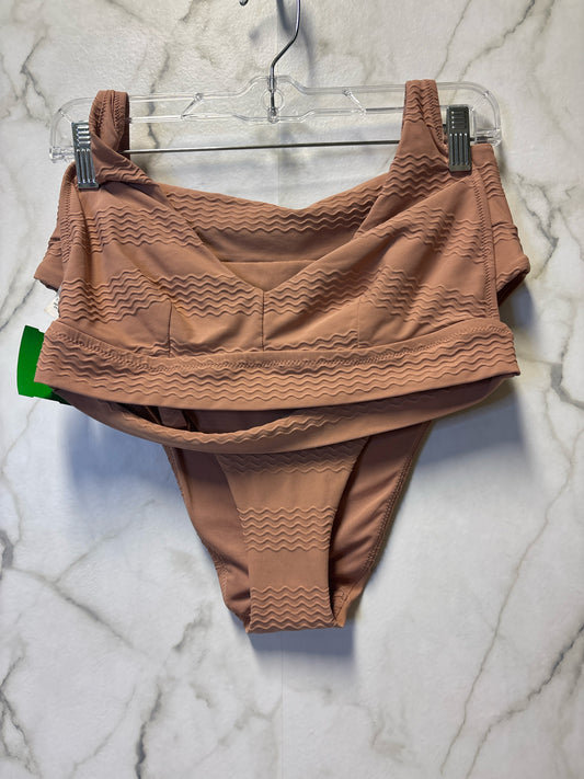 Size L Aerie Brown Ladies Swimsuit