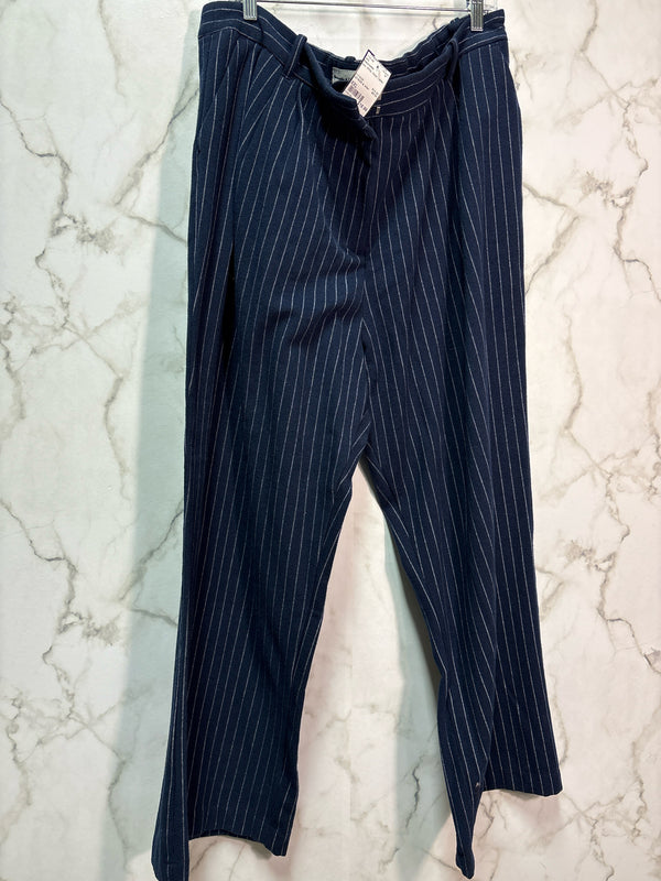 Size XXL Abercrombie Navy White Stripe Ladies Pants