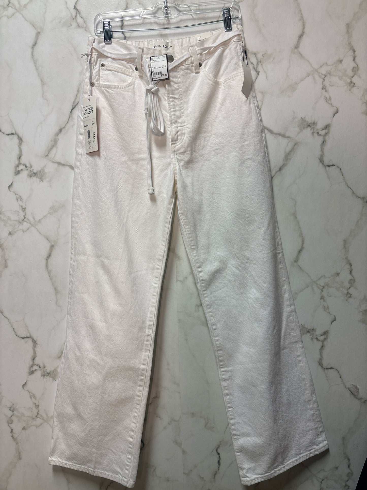Size 27 Denim Forum White Brand New Ladies Pants