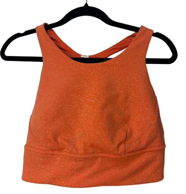 Size 14 Lululemon Orange Ladies Bra