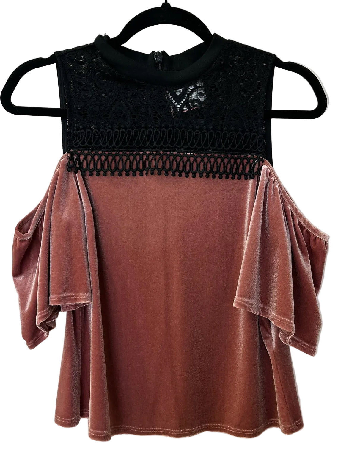 Size 8 Topshop Rose Black Brand New Ladies Top