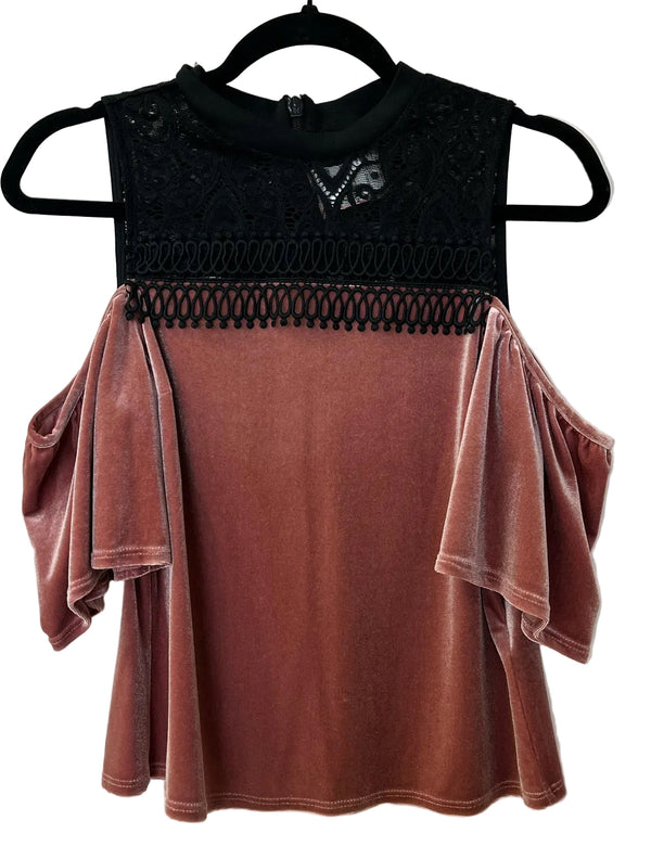 Size 8 Topshop Rose Black Brand New Ladies Top