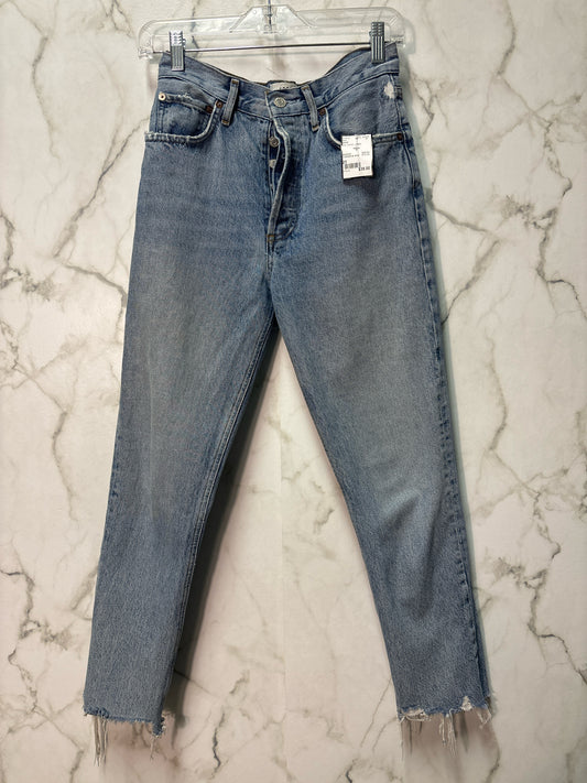 Size 25 Agolde Blue Denim Ladies Pants