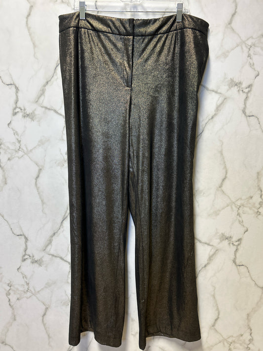 Size 2X Joie Gold Black Shimmer Ladies Pants