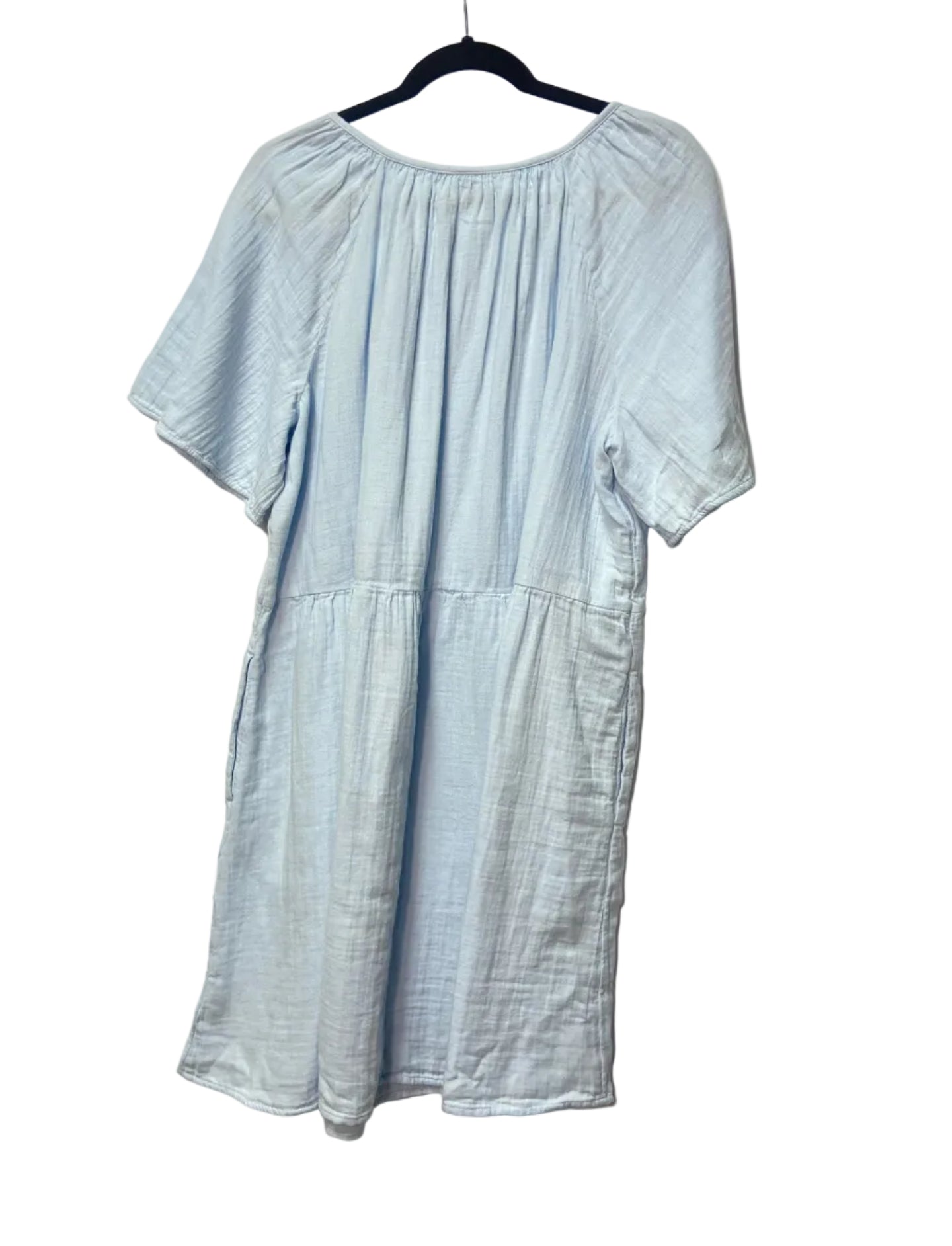 Size XL Old Navy Light Blue Tie Ladies Dress