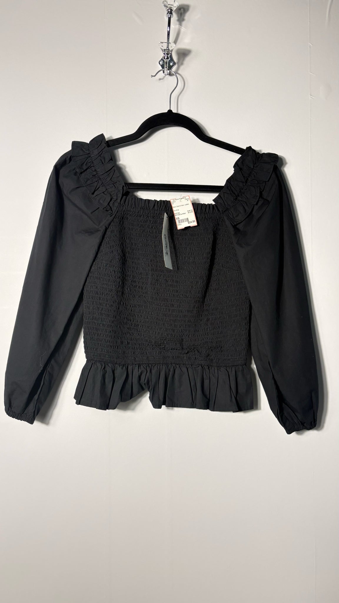 Size XS Black Brand New Ladies Top