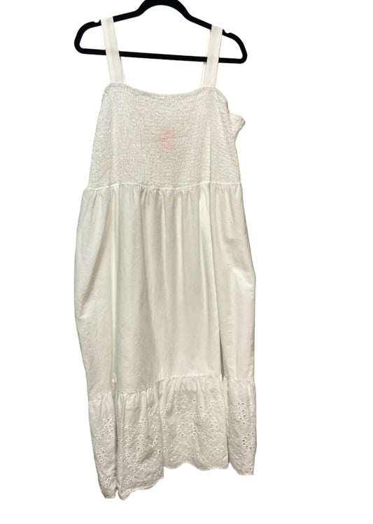 Size 2X Reitmans White Dress