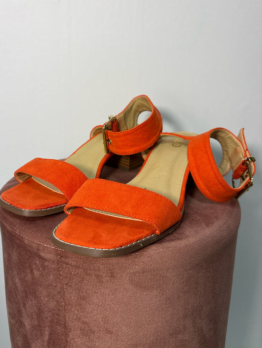 Orange Ladies Footwear/Ladies