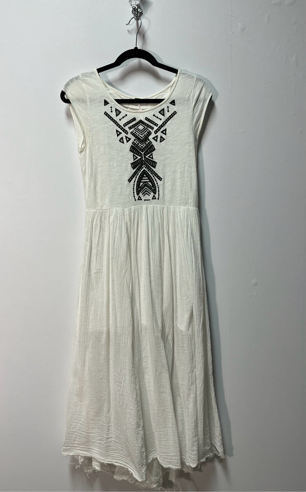 Size S Free People White Black Ladies Dress
