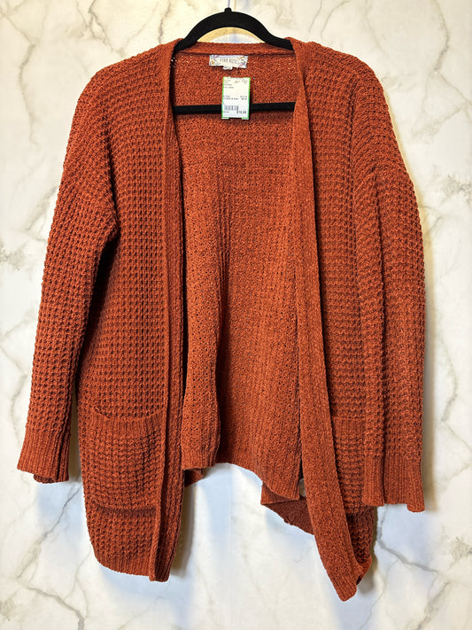 Size L Pink Rose Rust Ladies Cardi