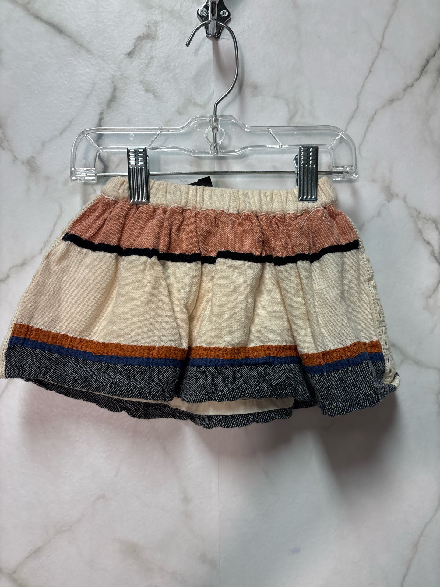 Size 9m Zara Beige Rust Skirtall