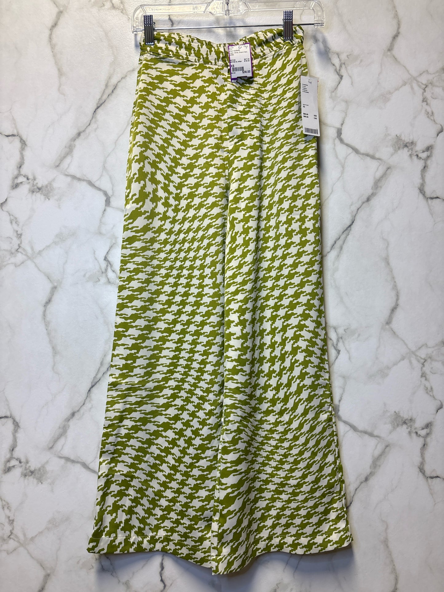 Size XS Urban Outfitters Green White Brand New Ladies Pants