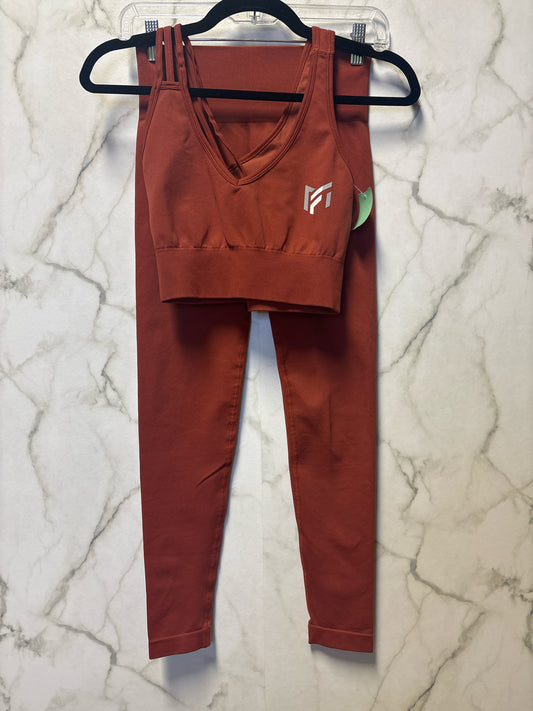 Size S mission fitness Rust Ladies 2 Part Top