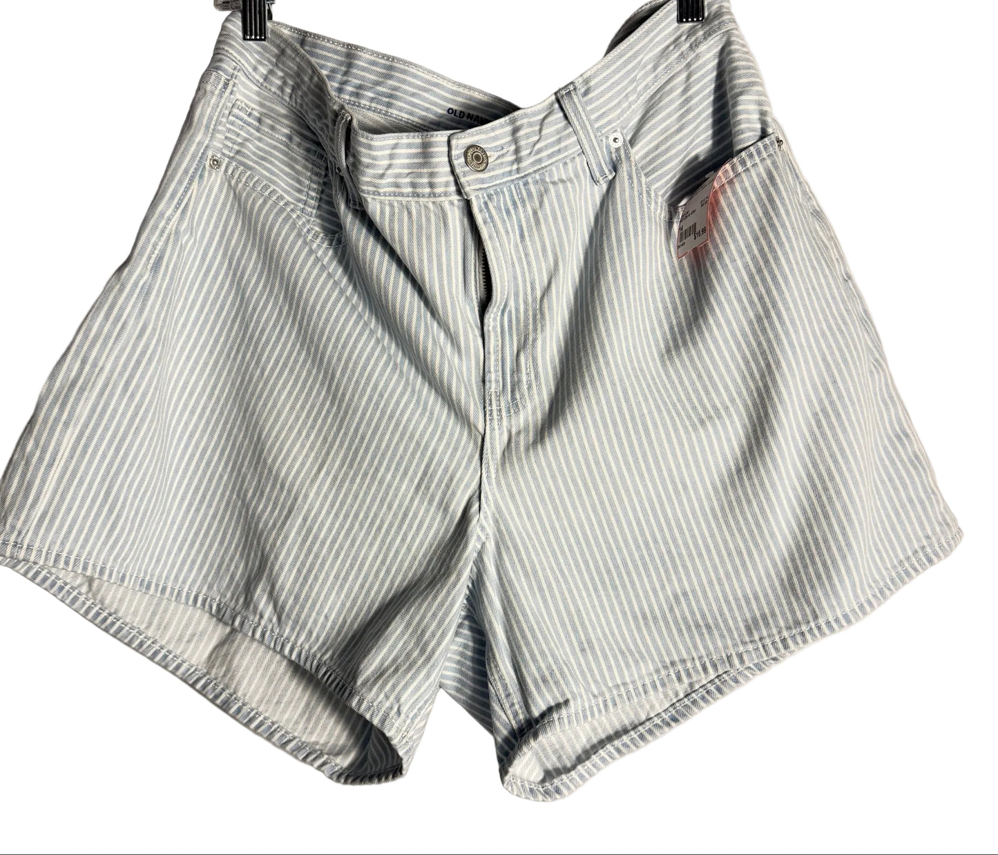 Size 14 American Eagle White Denim Stripe Ladies Shorts