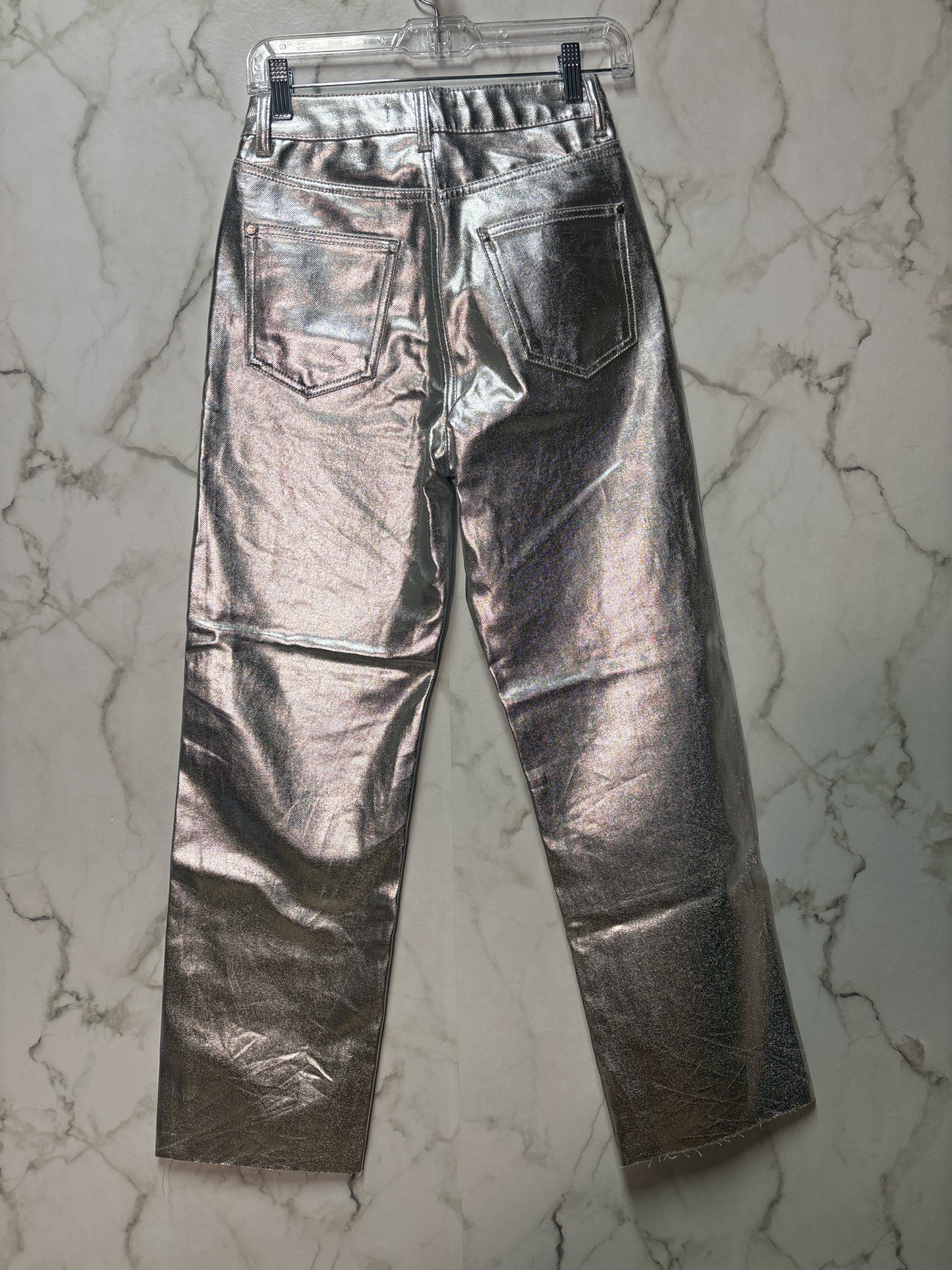Size 2 Zara Silver Ladies Pants