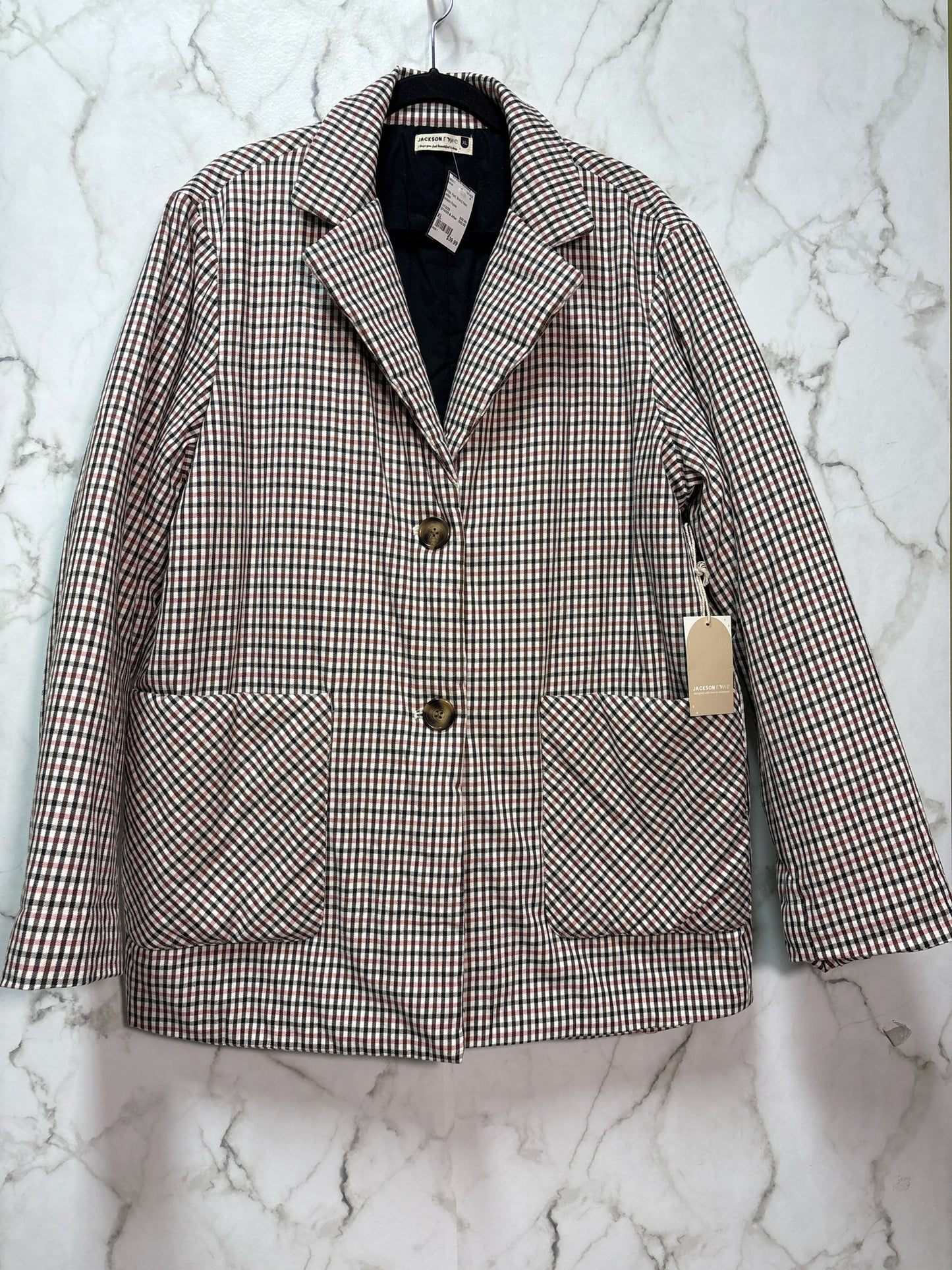 Size XL White Red Brand New Ladies Jacket