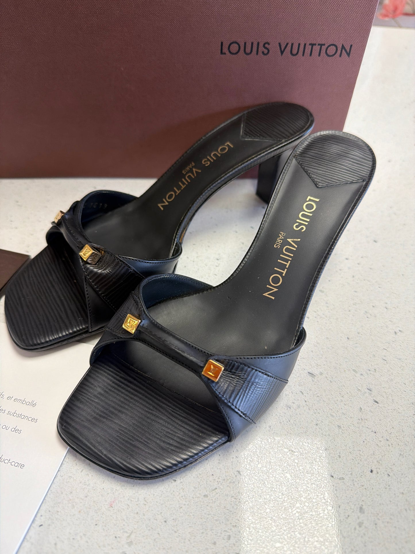 Louis Vuitton Black Ladies Footwear/Ladies