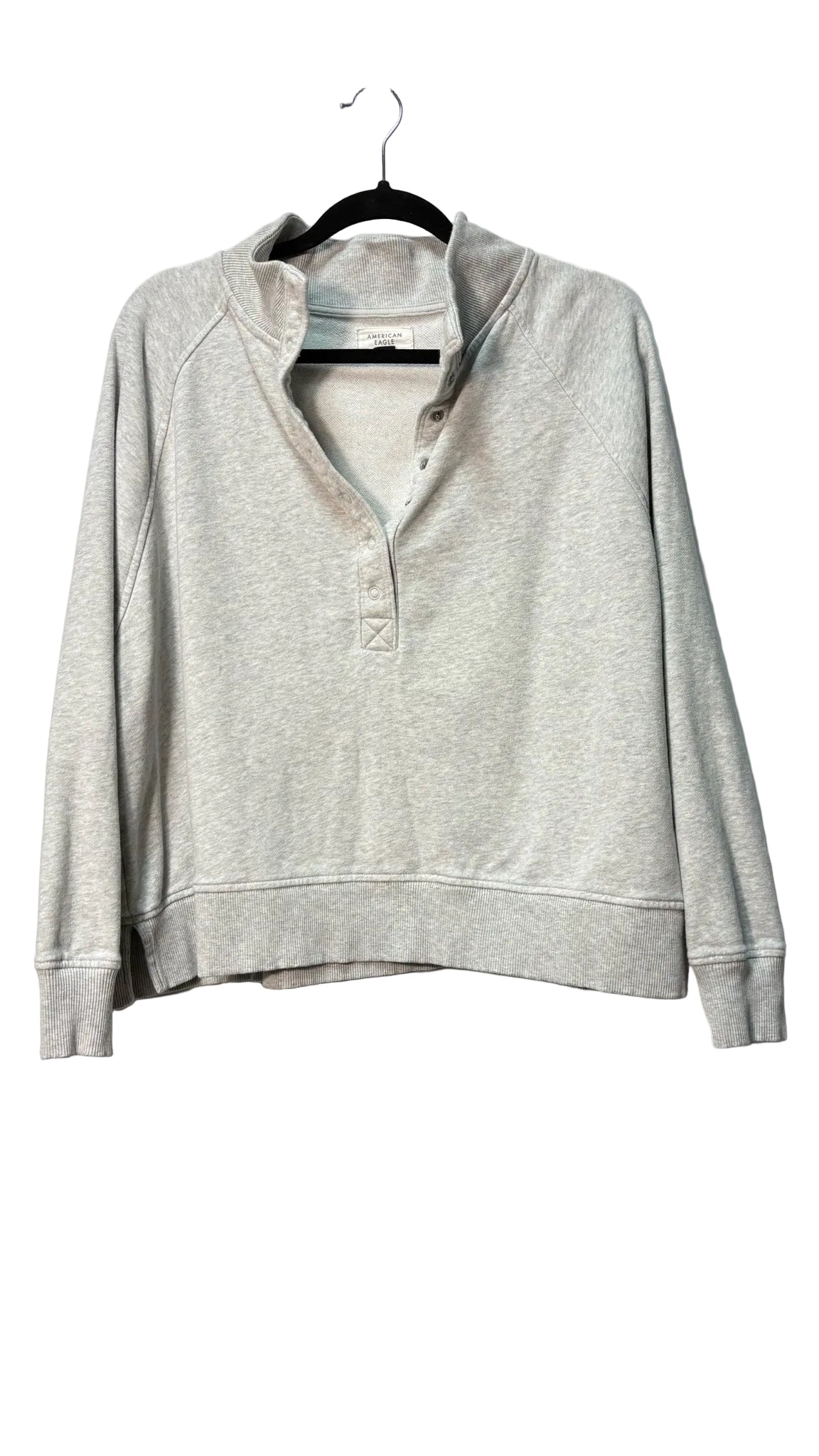 Size XL American Eagle Grey buttons Ladies Sweater