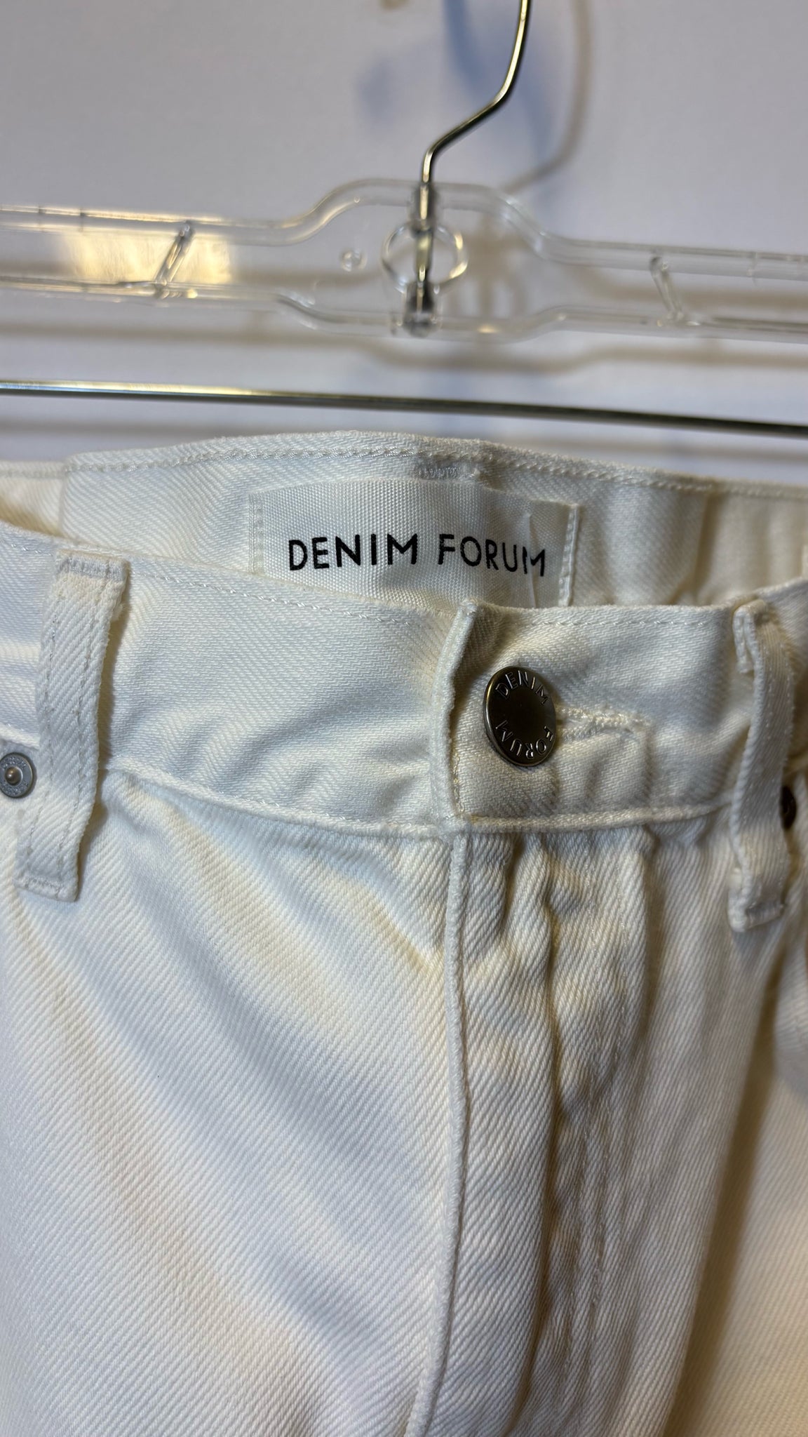 Size 30 Denim Forum White Ladies Skirt
