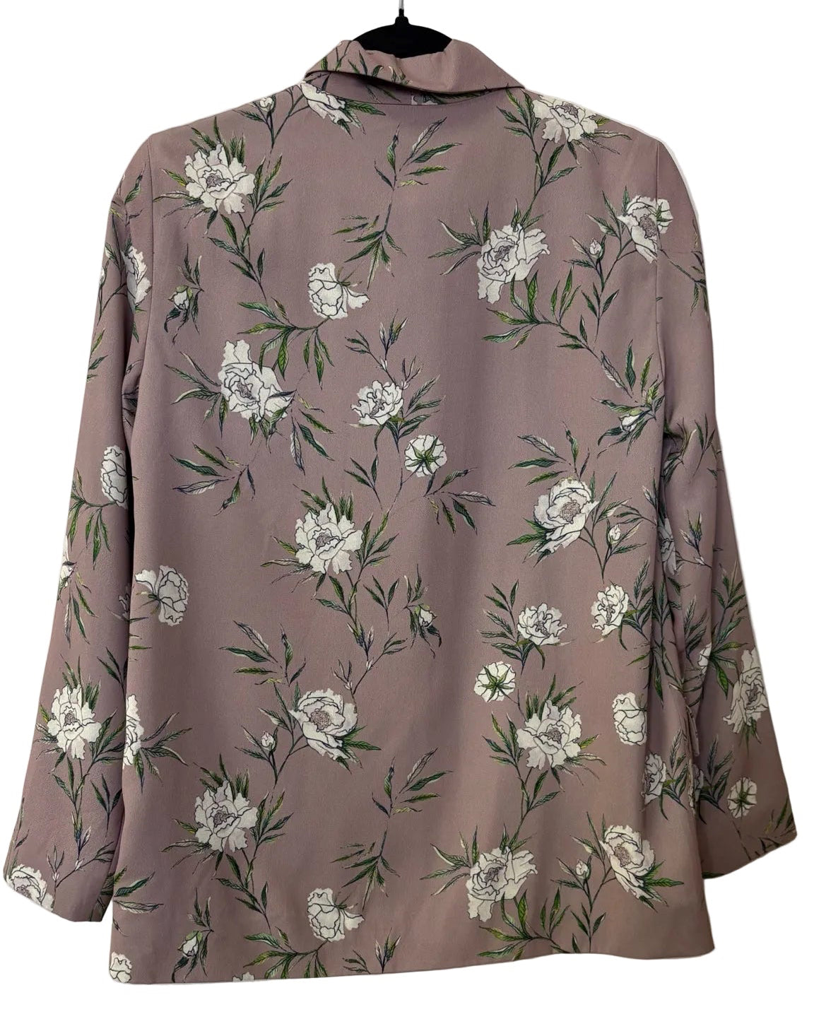 Size 6 Topshop Rose Green Floral Ladies Blazer