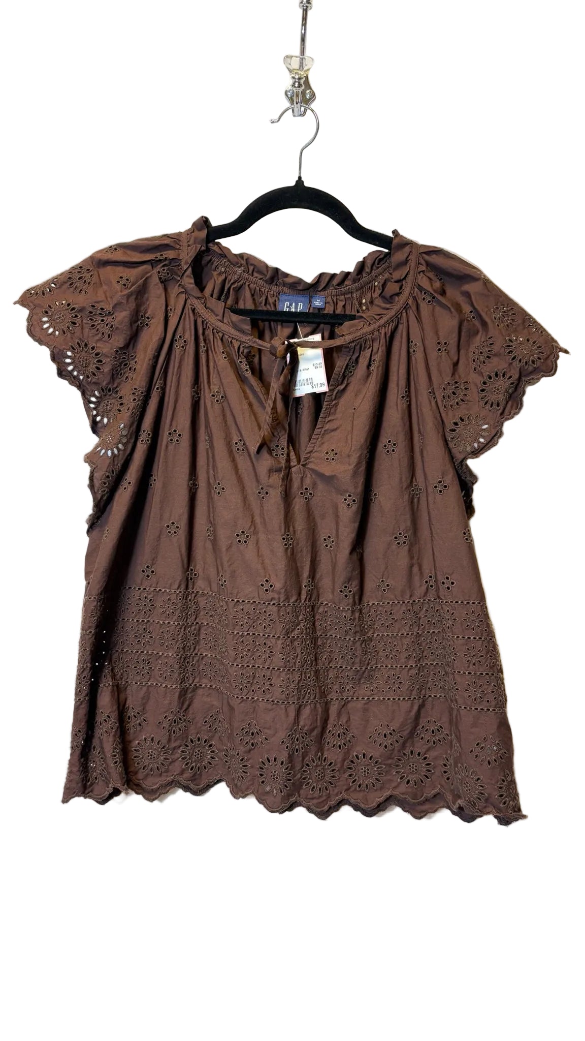 Size M Gap Brown Ladies Top