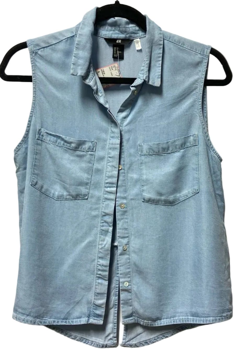 Size S H & M Denim Ladies Top
