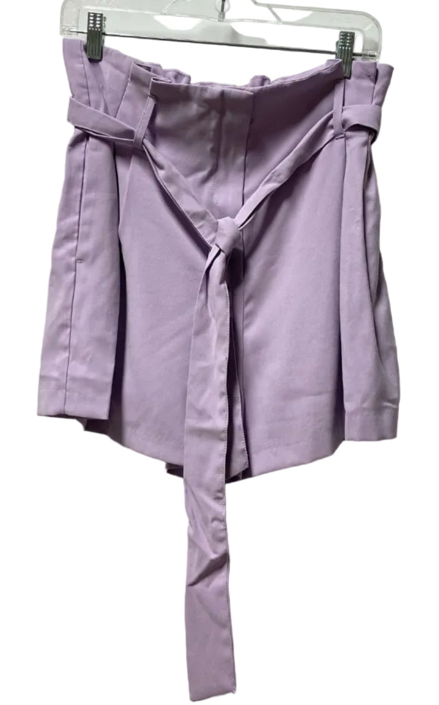 Size M Dynamite Lavender Brand New Belted Women's Shorts
