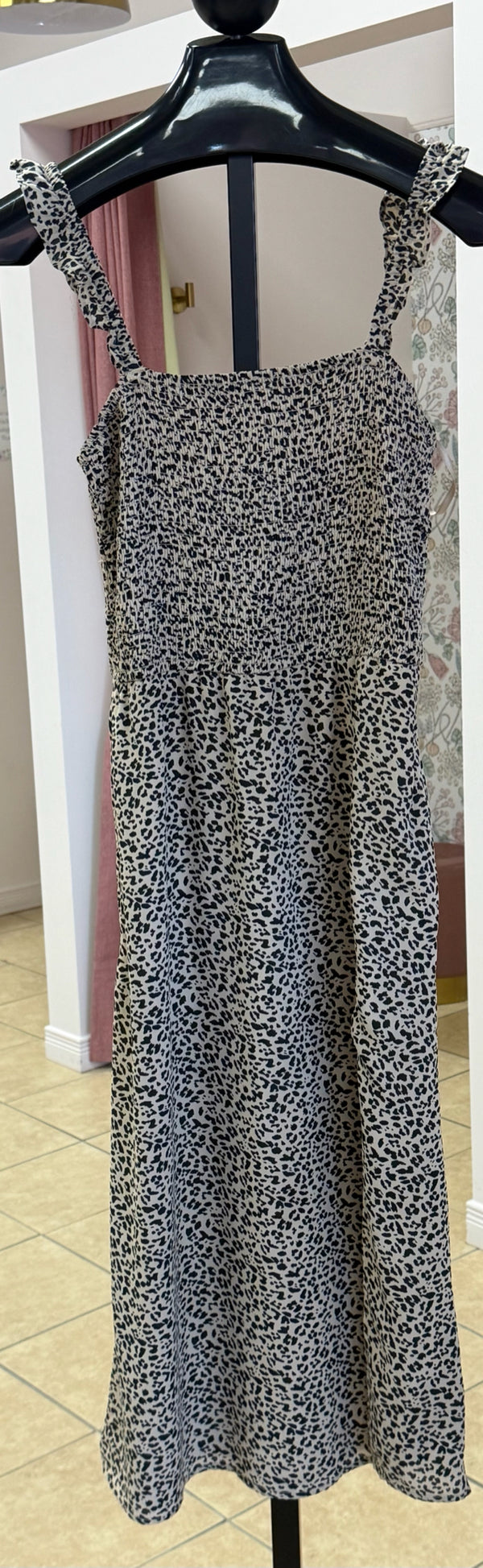Size M Abercrombie Brown Black Animal Print Ladies Dress