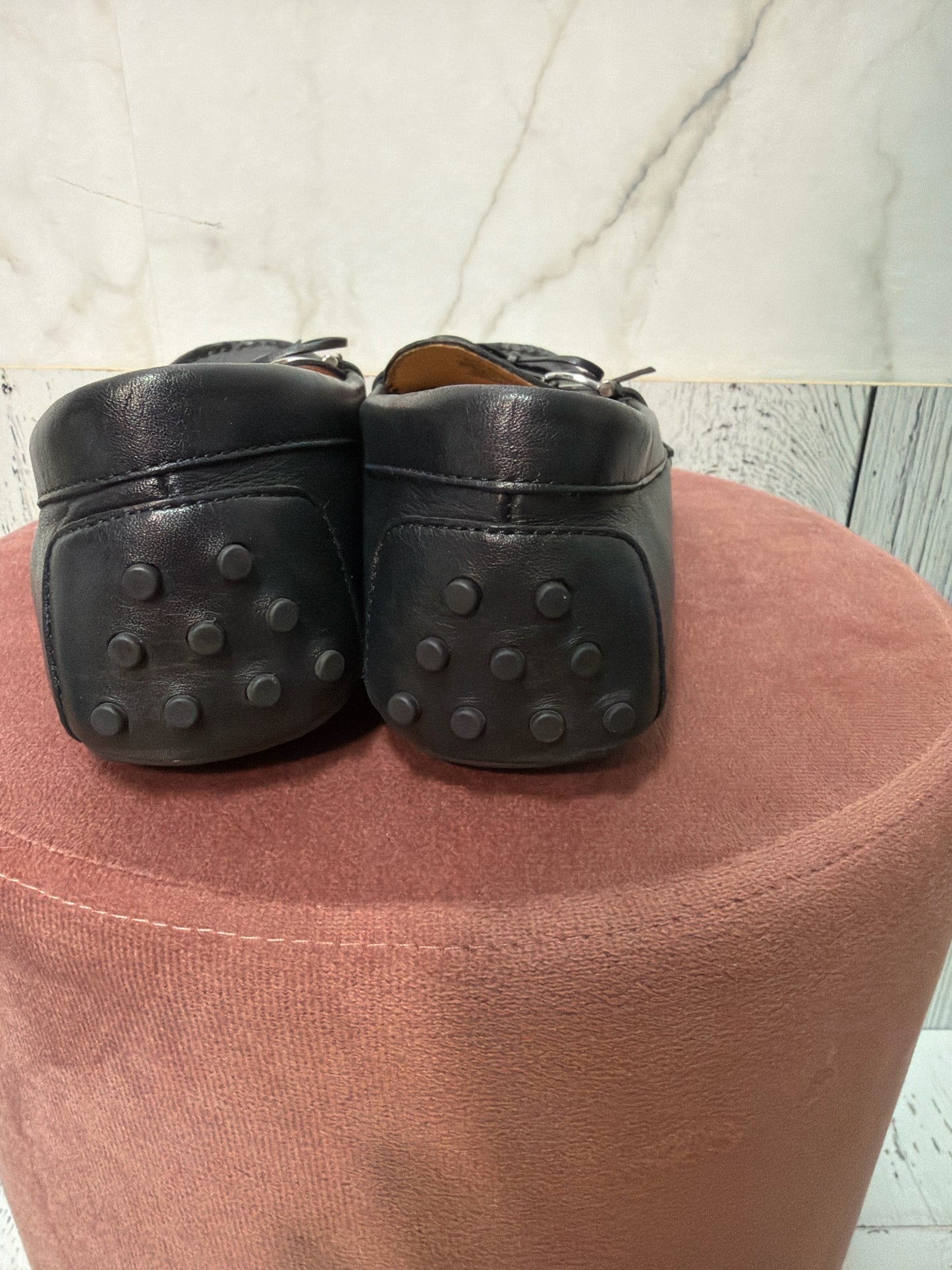 Size 7 Ralph Lauren Black Ladies Leather Footwear/Ladies