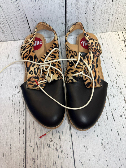 Size 40 Black Animal Print Ladies Footwear/Ladies