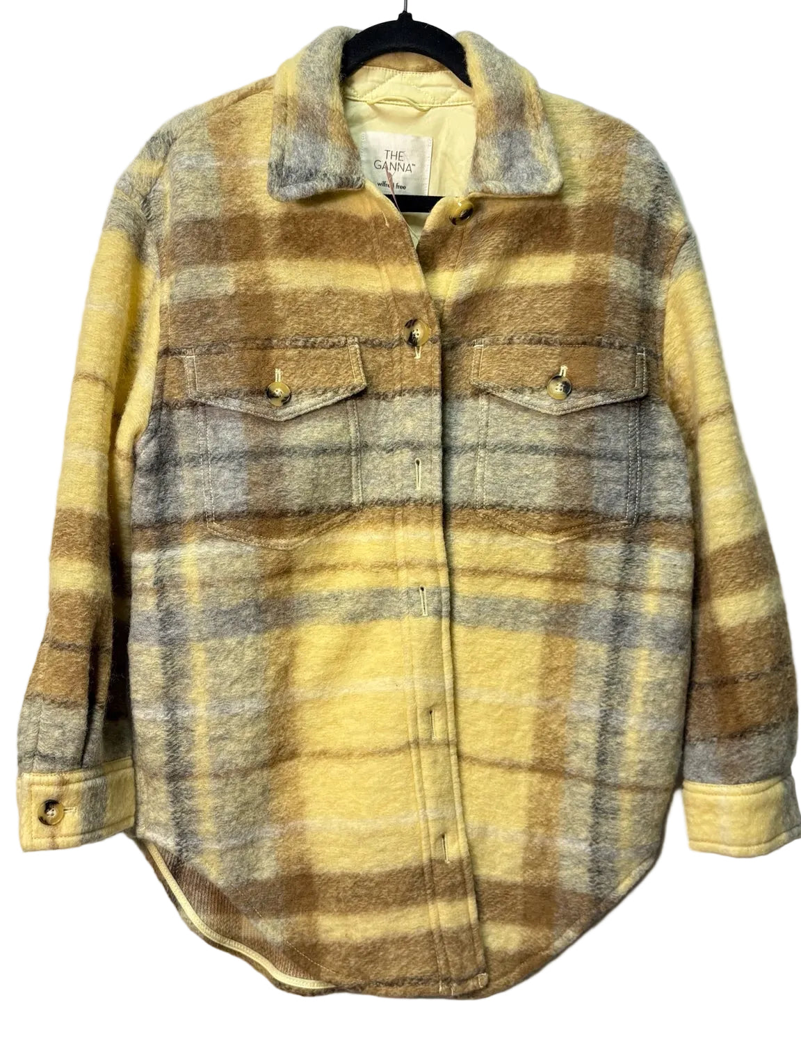Wilfred Yellow Brown Ladies Coat