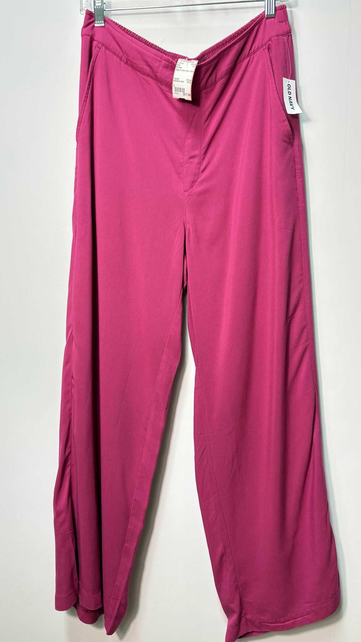 Size L Old Navy Magenta Ladies Brand New Pants