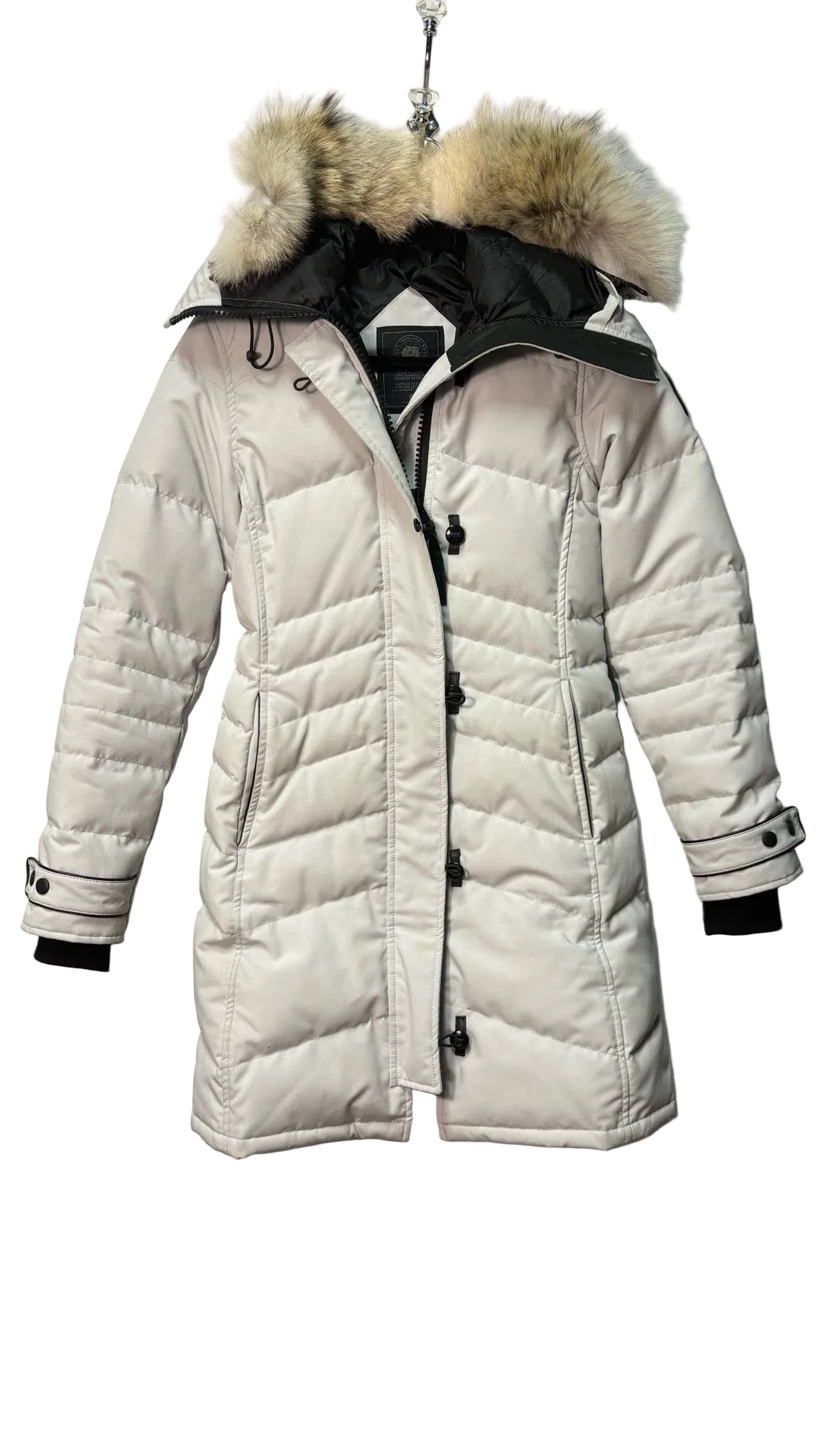 Size XS Canada Goose Grey Black Jacket