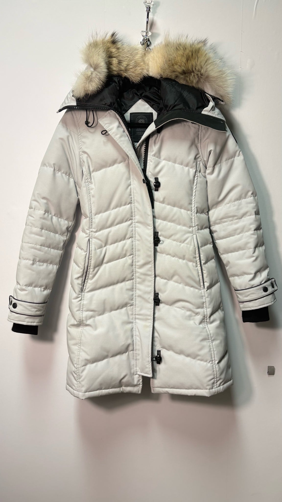 Size XS Canada Goose Grey Black Jacket